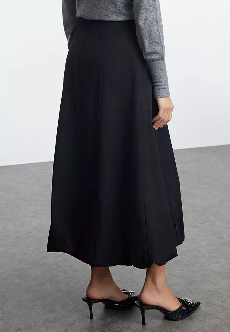 A-line Midi Skirt
