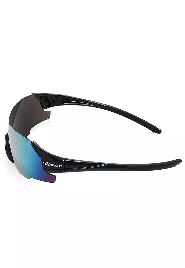 Elodie Sporty Sunglasess Kacamata Sepeda Unisex Lensa Polarized Staylish Frame Material PC ORIGINAL - Black