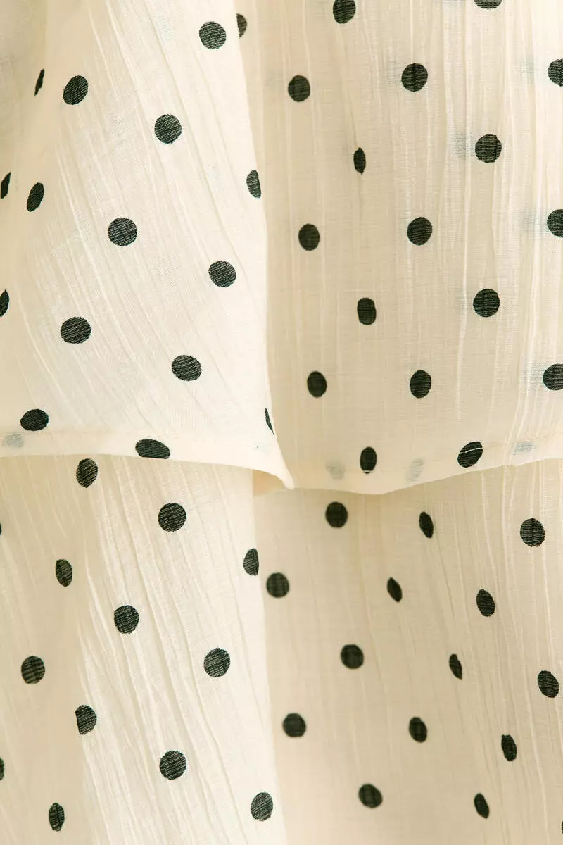 Flared-skirt ruched dress