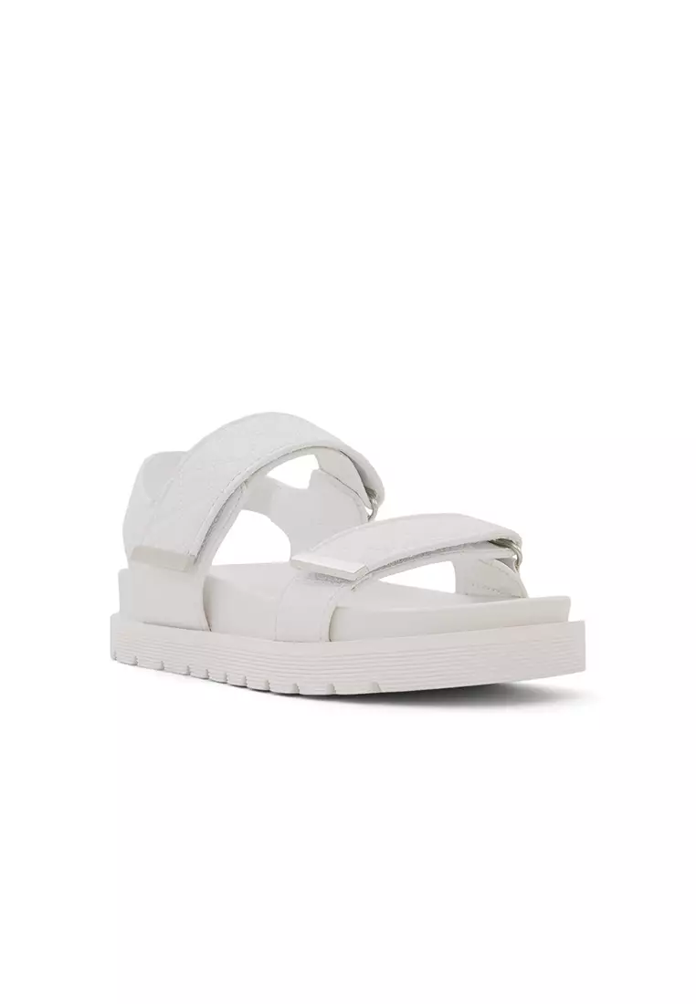 White 2024 velcro sandals