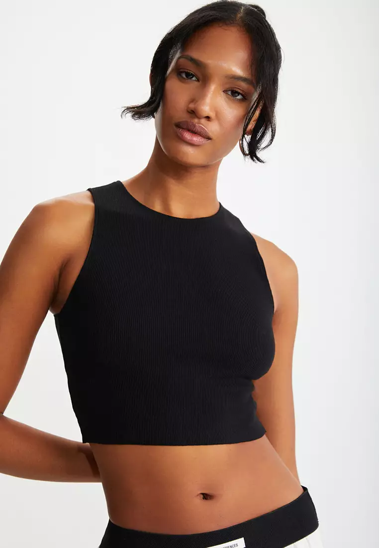 Ribbed Cropped Top