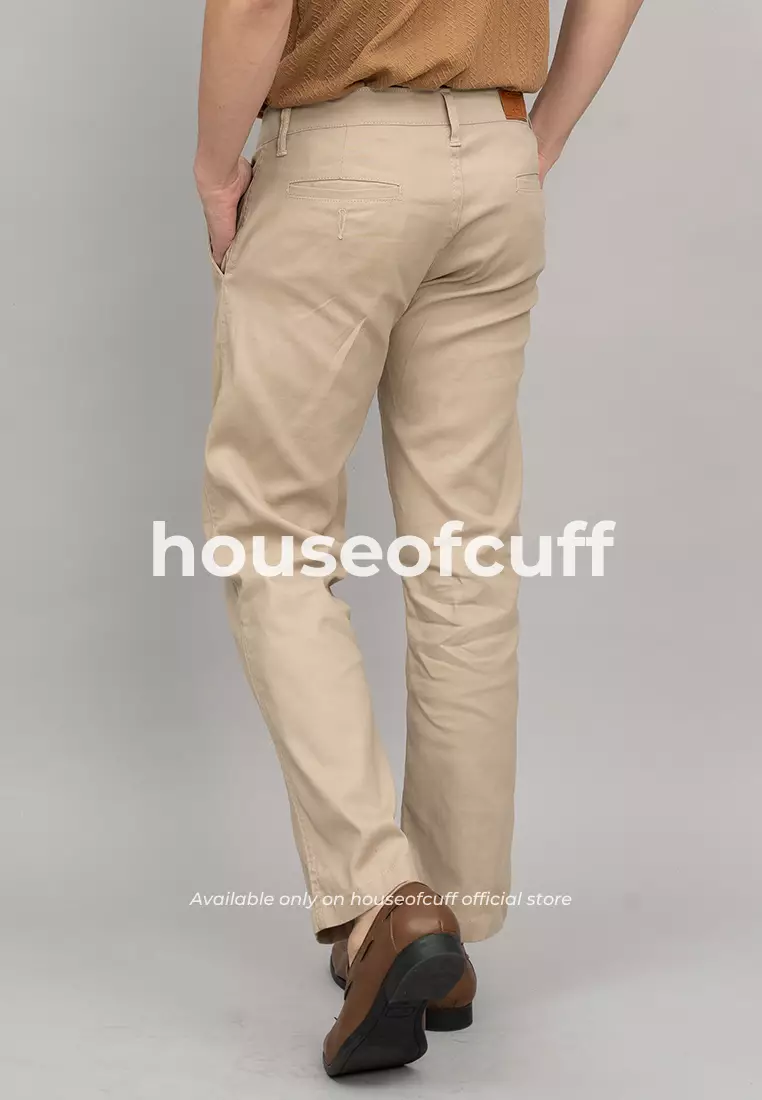 Houseofcuff Celana Panjang Chino Loose Fit Krem