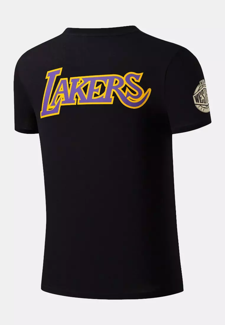 Los Angeles Lakers Team Origins Crew Neck Tshirt for Men