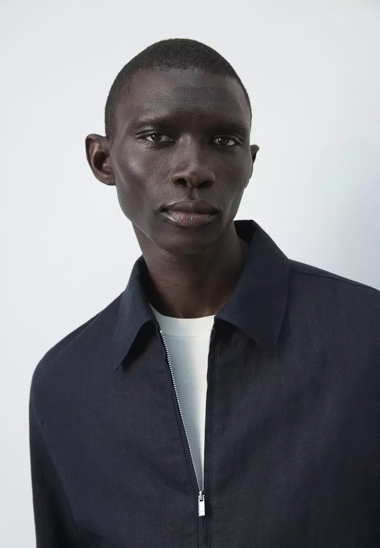 100% Linen Jacket with Pockets