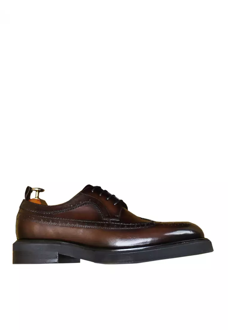 Discount on Twenty Eight Shoes  shoes - SKU: VANSA Top Layer Cowhide Platform Business Shoes  VSM-F69513