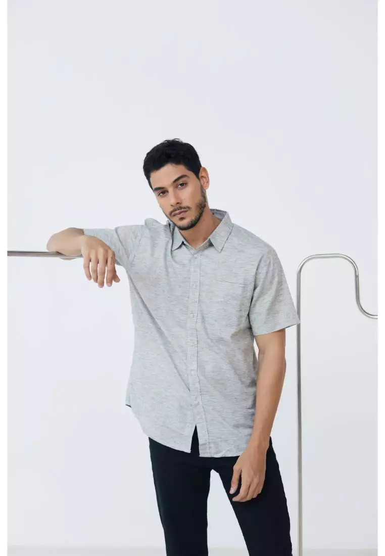 POLICE Celana Denim Stretch Panjang V Pocket Hitam Regular Fit Pria