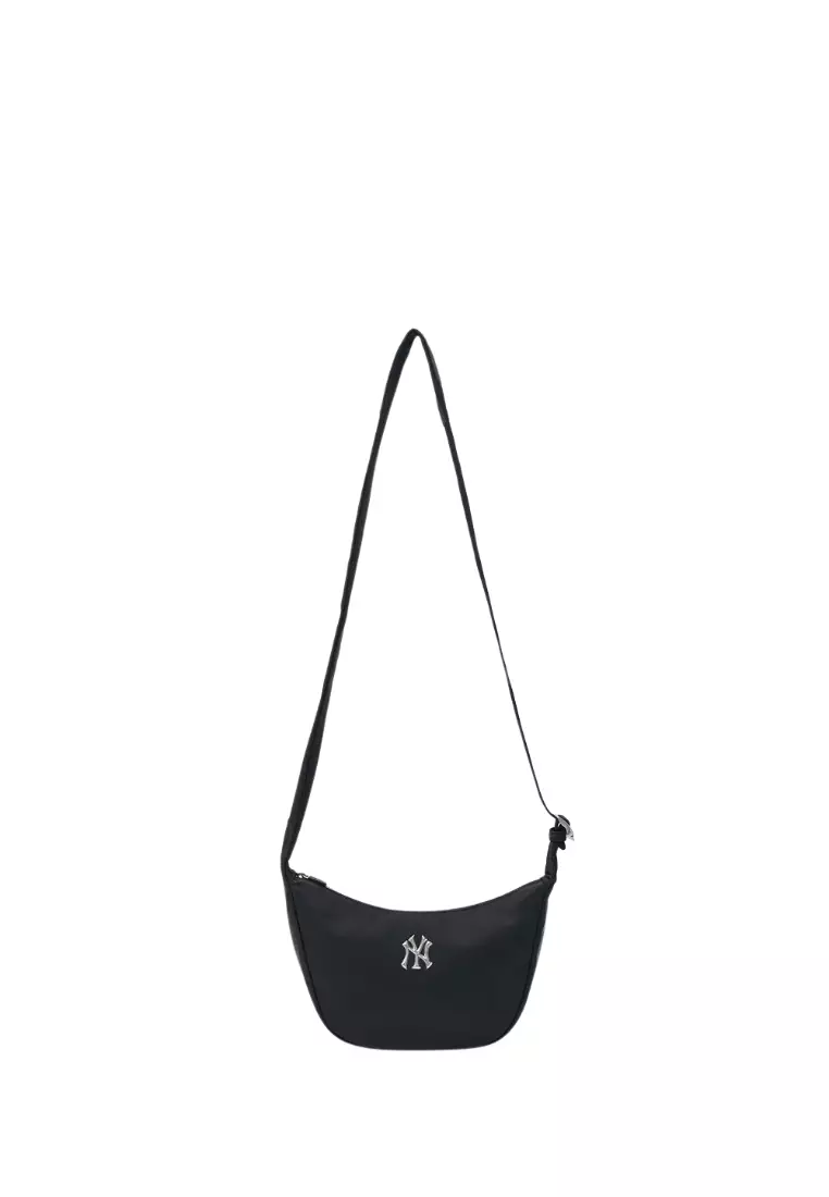 Basic Nylon Sportive Crossbody Bag - NY Black