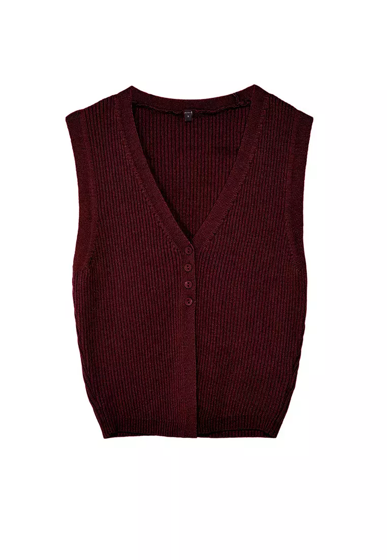 Sleeveless V-Neck Top