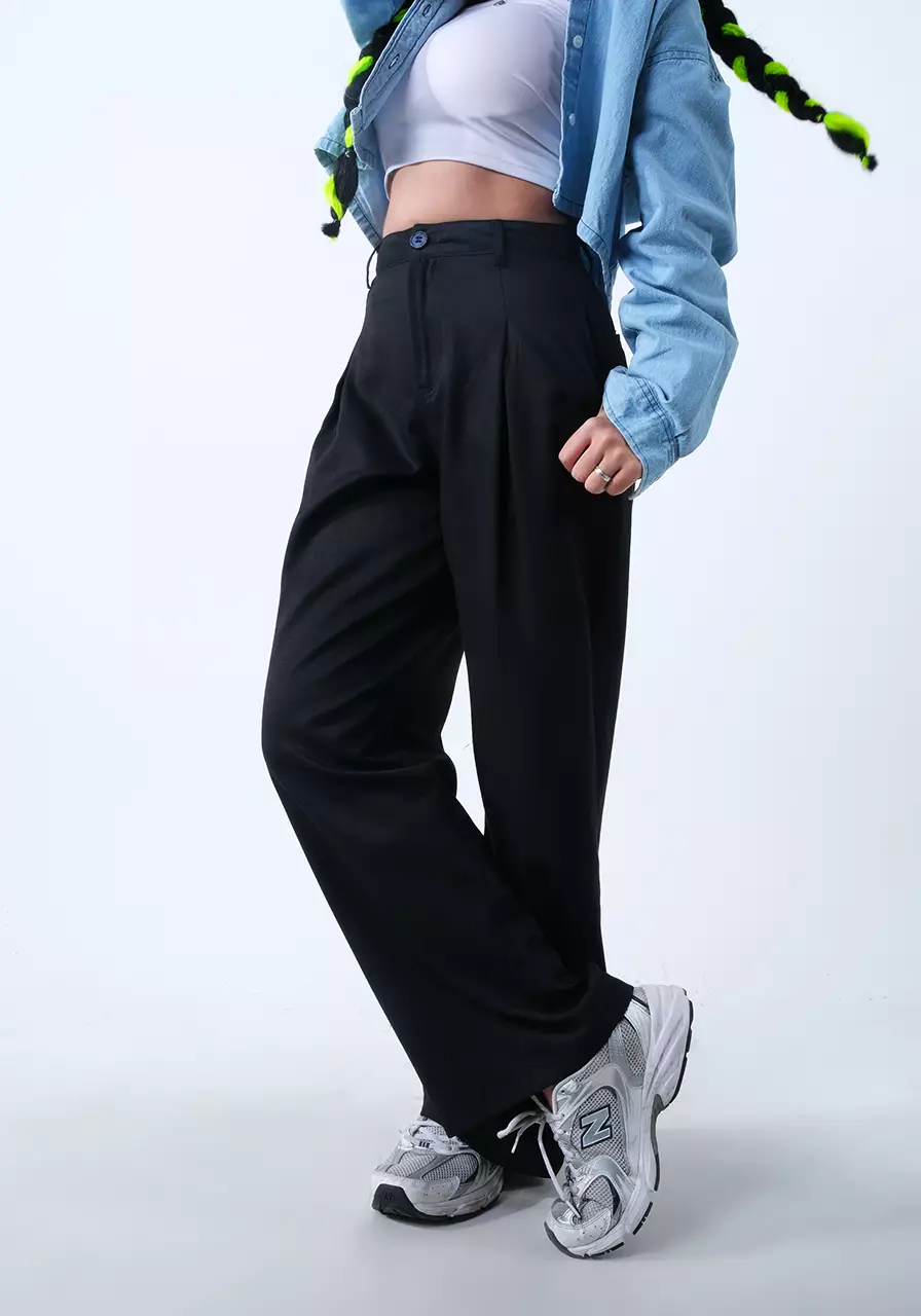 Celana Loose Wanita Oddessa Black