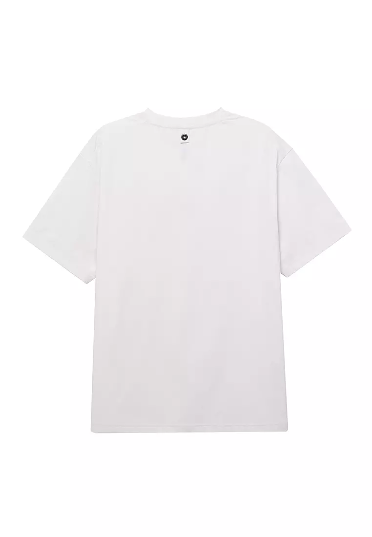 男裝 LOGO 亨利領口袋短袖T裇