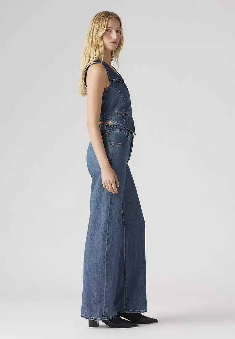 Levi's® Women's Ribcage Wide-Leg Braided Jeans (001US-0000)