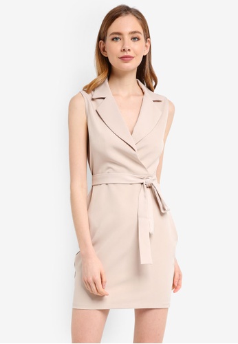 Buy ZALORA  Formal  Lapel Dress  Online ZALORA  Malaysia