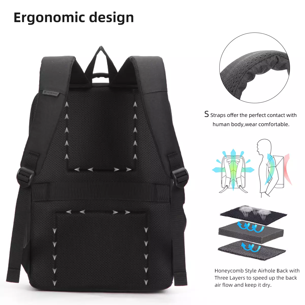 Buy AOKING Travel Laptop Backpack 2024 Online ZALORA Philippines