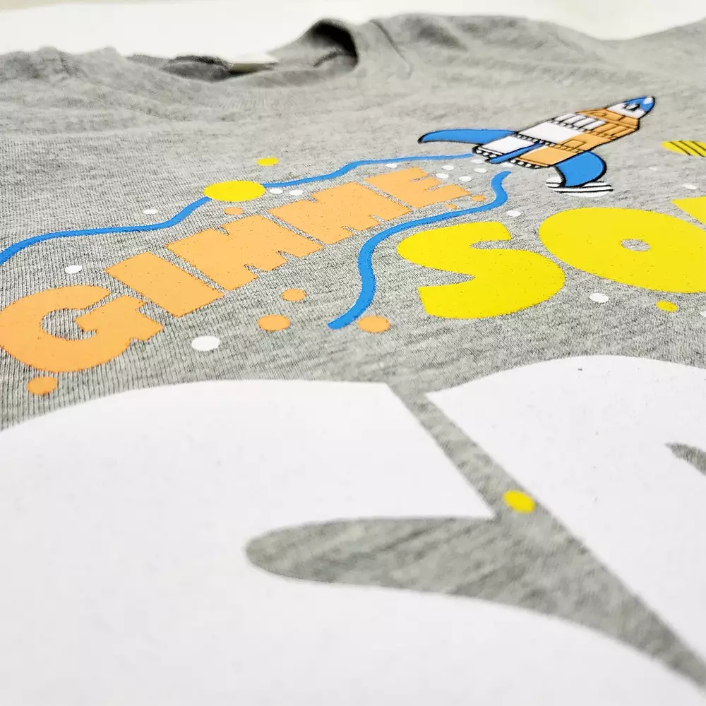 Wakakids Baju Atasan Kaos Anak Laki Laki Usia 1 Tahun Hingga 7 Tahun T-shirt Motif Gimme Some Space 3853