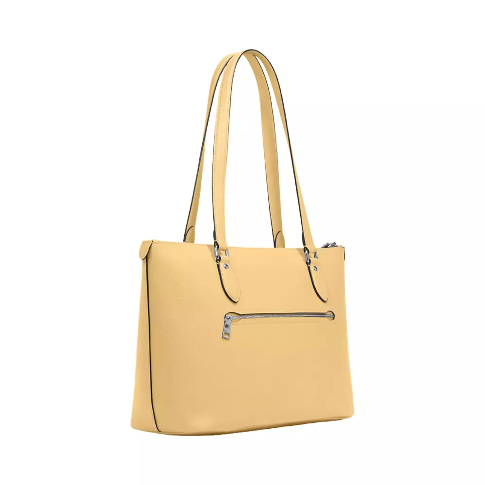 Coach yellow hotsell tote bag
