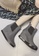 Twenty Eight Shoes grey Vintage Wedge Rain Boots VR52 9C0A3SHC529576GS_4