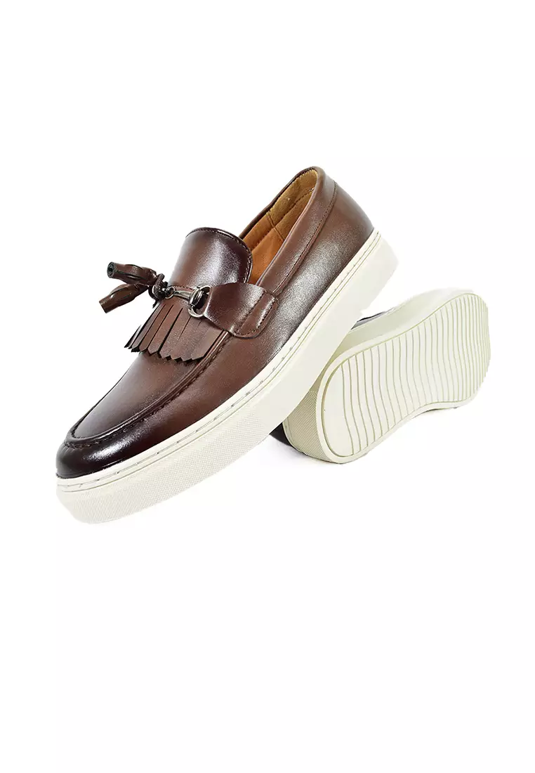 Men's Casual Loafers MX 25305 Dark Brown C57