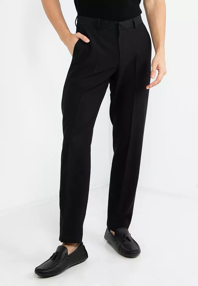 Buy Electro Denim Lab Straight Fit Formal Pants Online ZALORA Malaysia
