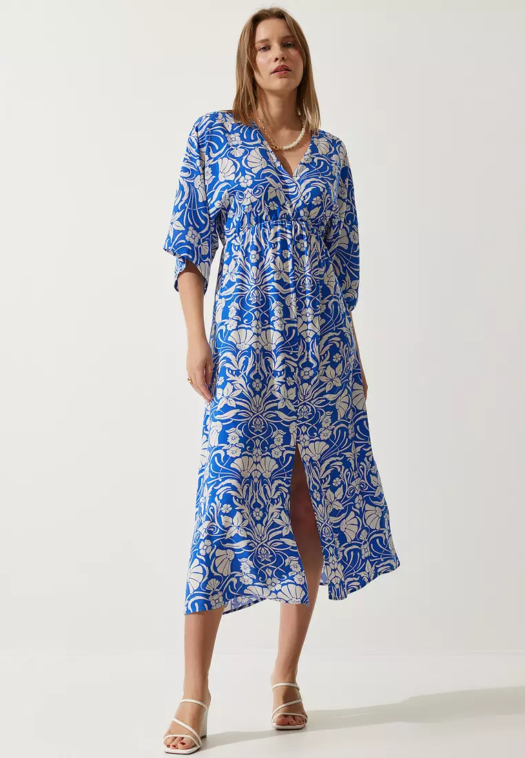 Viscose wrap dress top