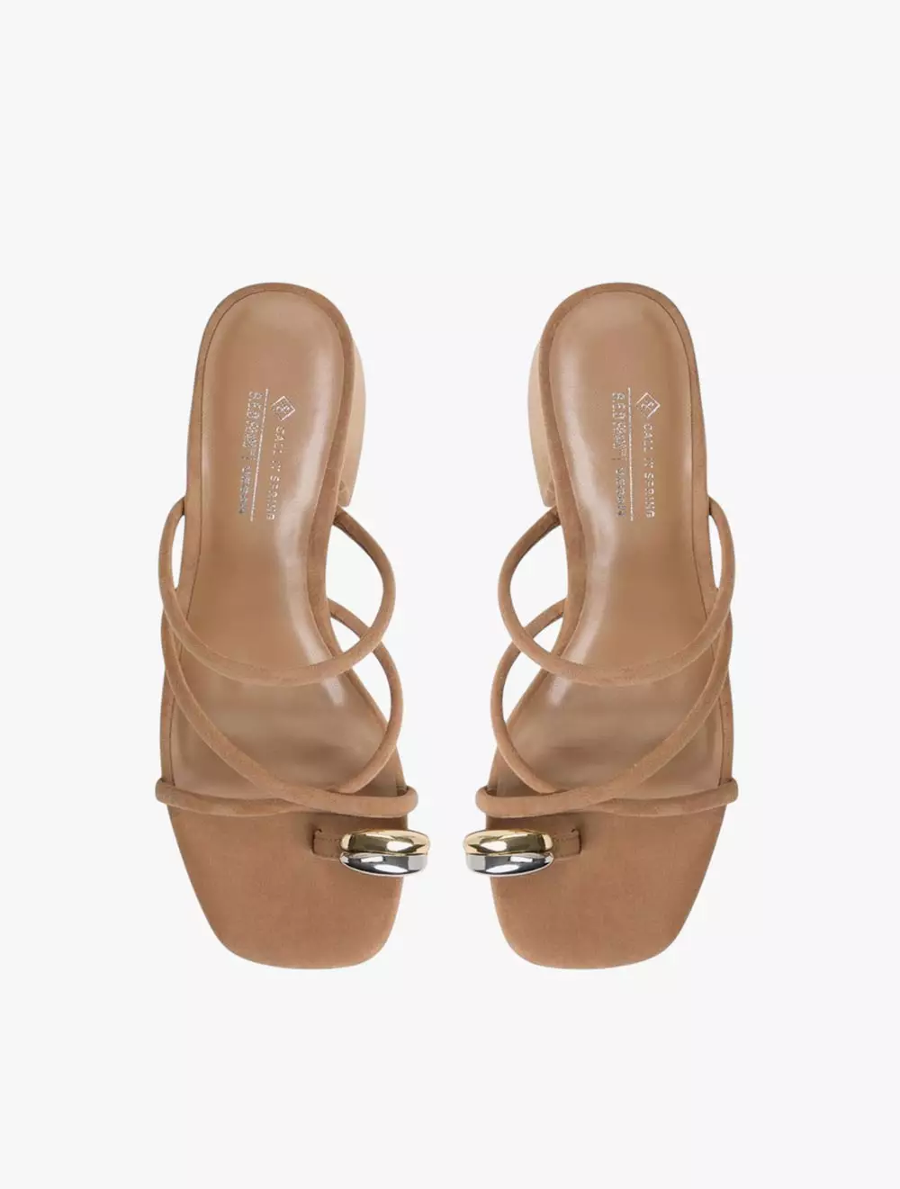 Payless Call It Spring Women Tulumm Heeled Sandals - Medium Beige_05