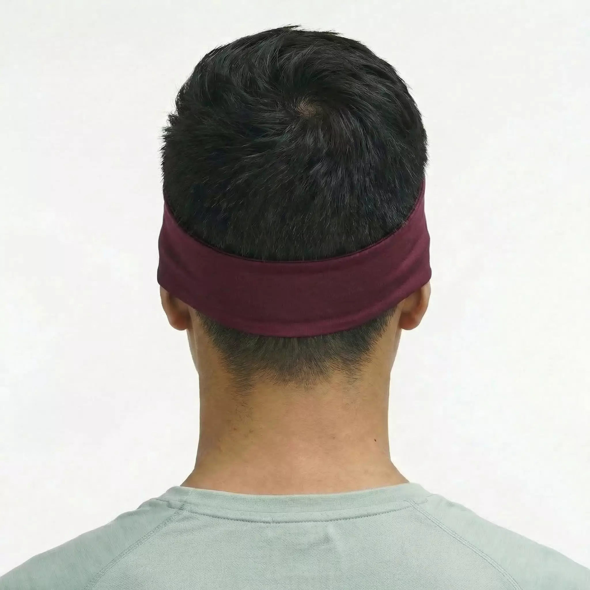 TDACTIVE TDBOLT Headband 4way stretch super absorband anti odor - dark maroon ABA33