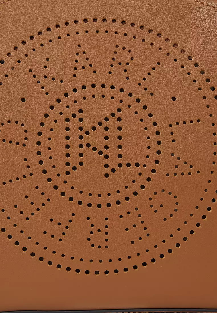 K/Circle Perforated Small Tote Bag