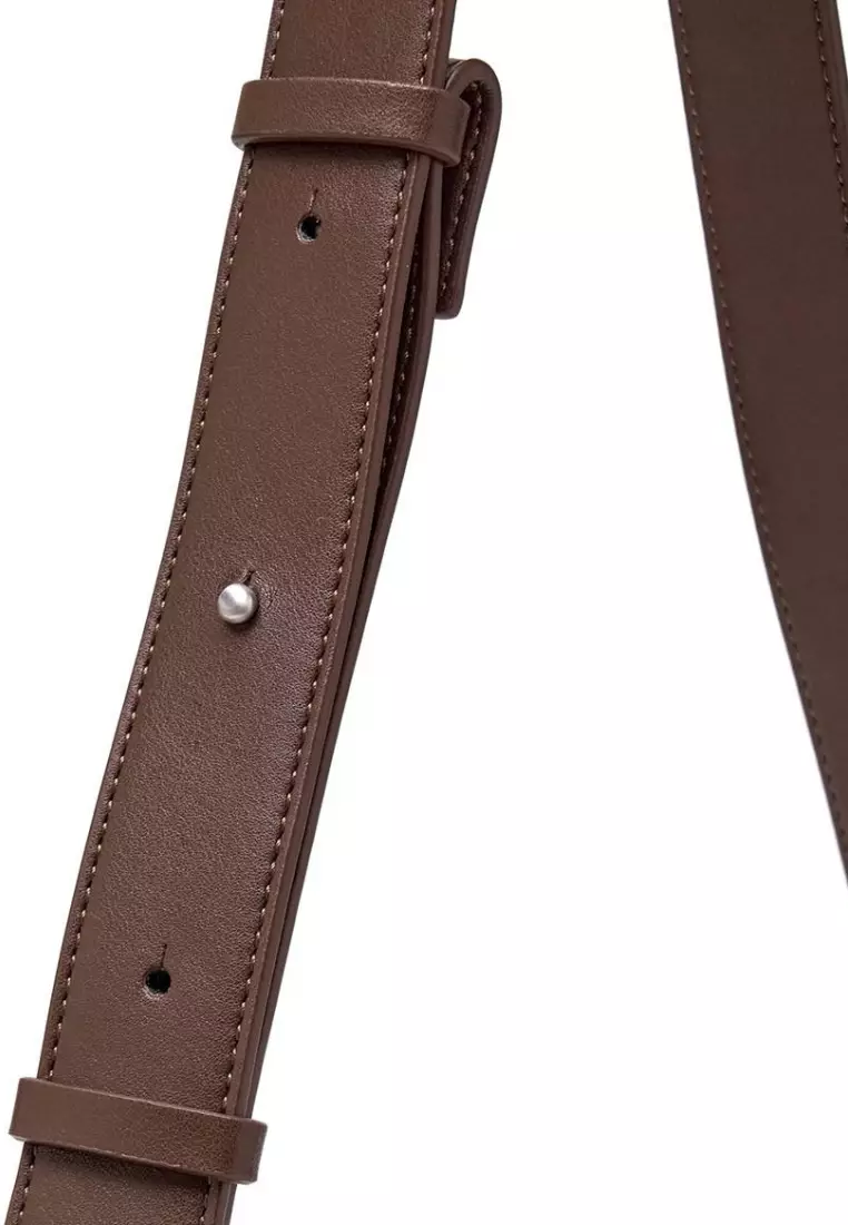 Basic Suede Bucket Bag - NY Brown 