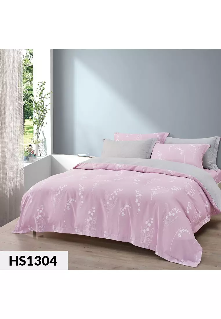 Buy Epitex Epitex (Quilt Cover Set) 1200TC Hybrid Botanic Silk Bedsheet