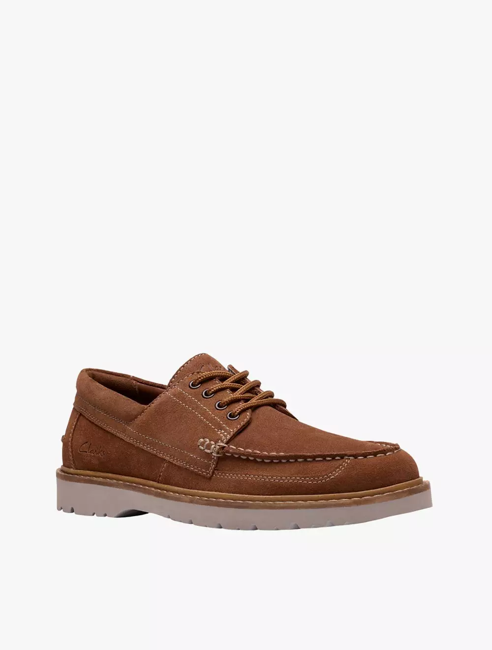 Clarks Weltridge Moc Cola Suede