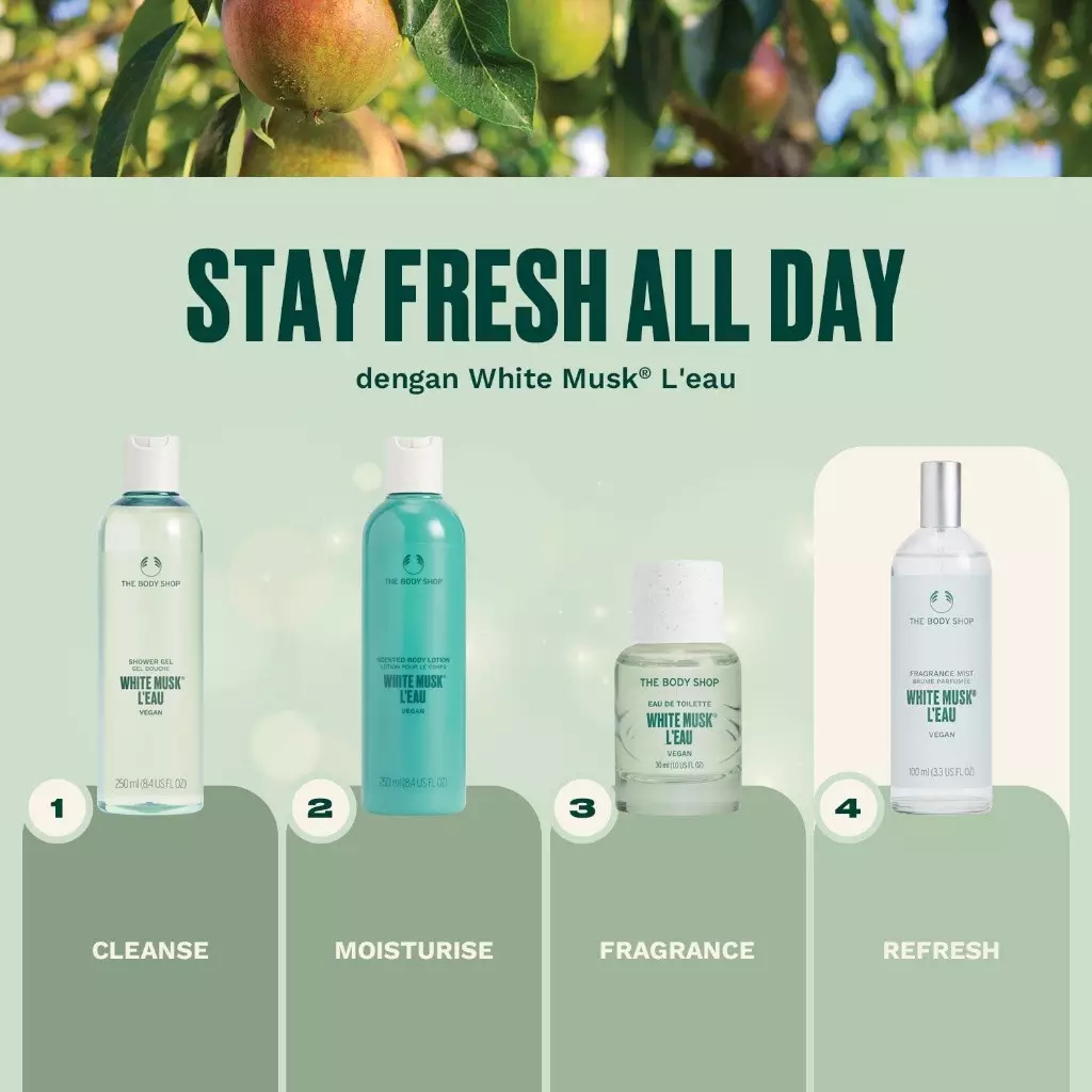 White Musk L'Eau Fragrance Mist 100Ml