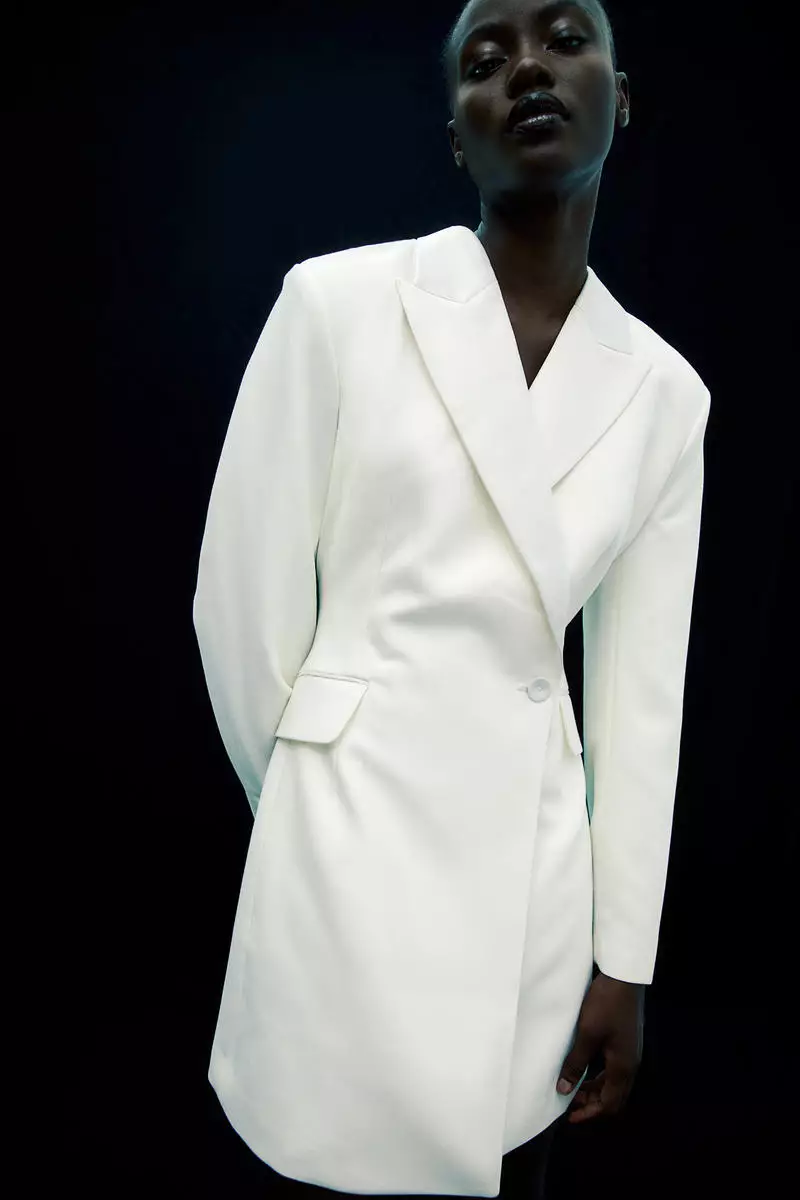 Black fitted hotsell blazer dress