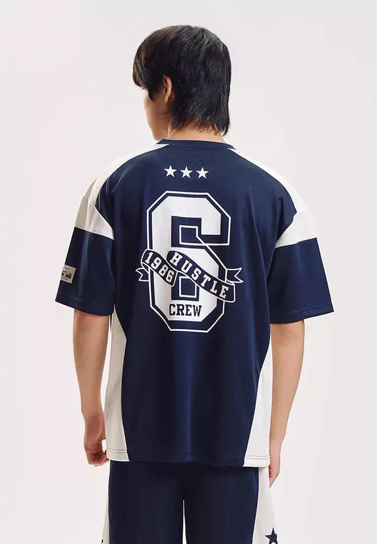 Hustle Crew Relaxed Fit Football Jersey