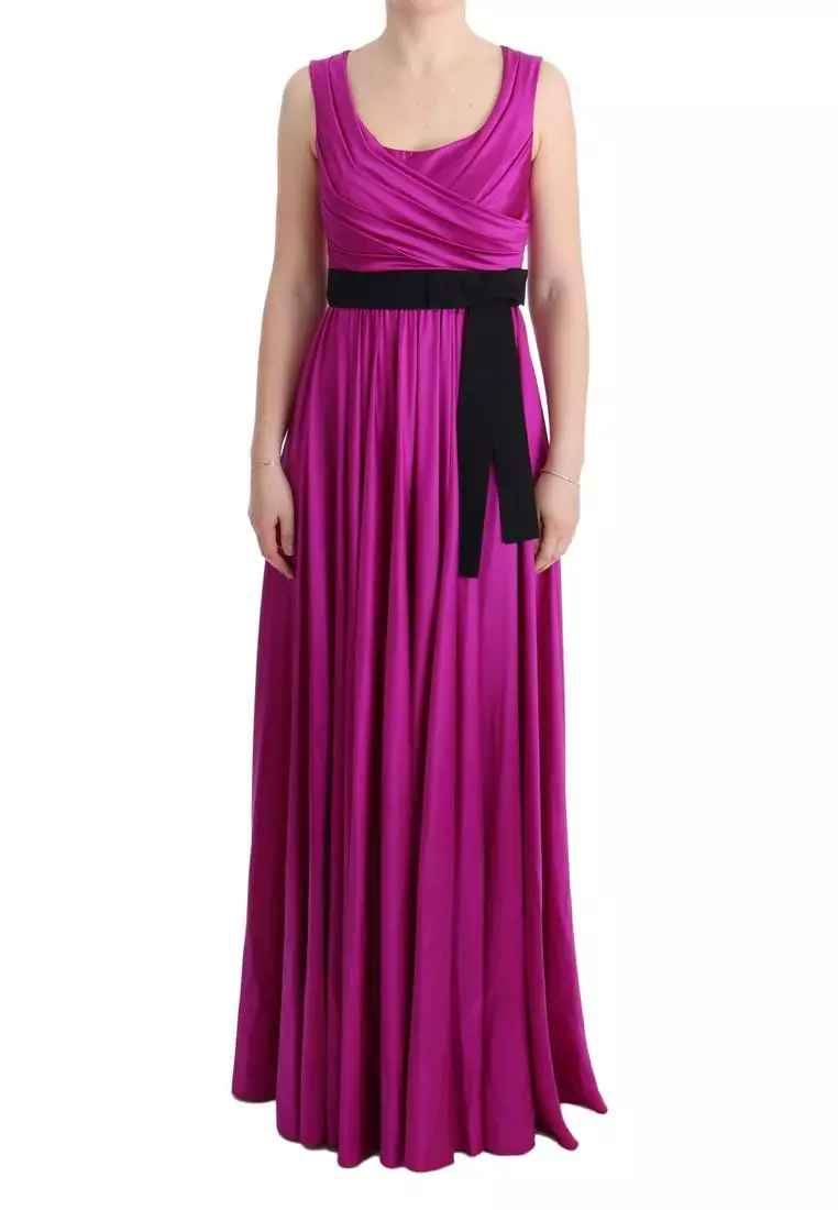 Buy Dolce Gabbana Dolce Gabbana Silk Maxi Dress Dresses 2025