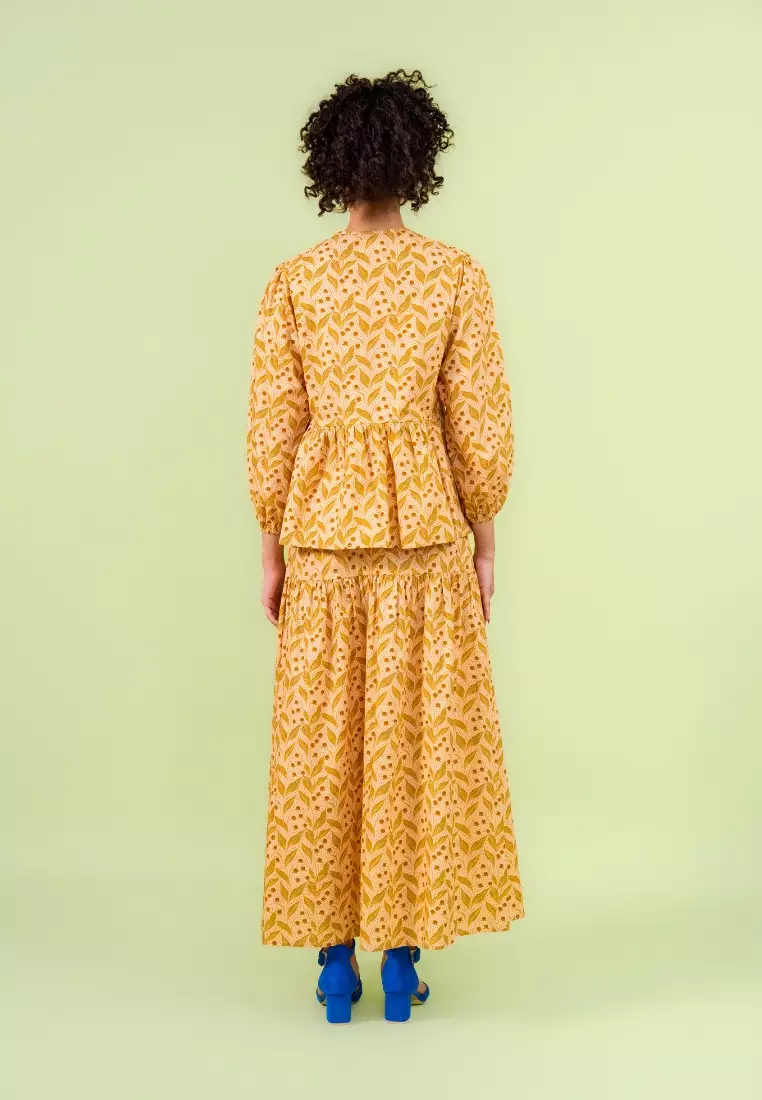 Bayu Somerset Tallulah Set Ribbon - Petalwhim Cream