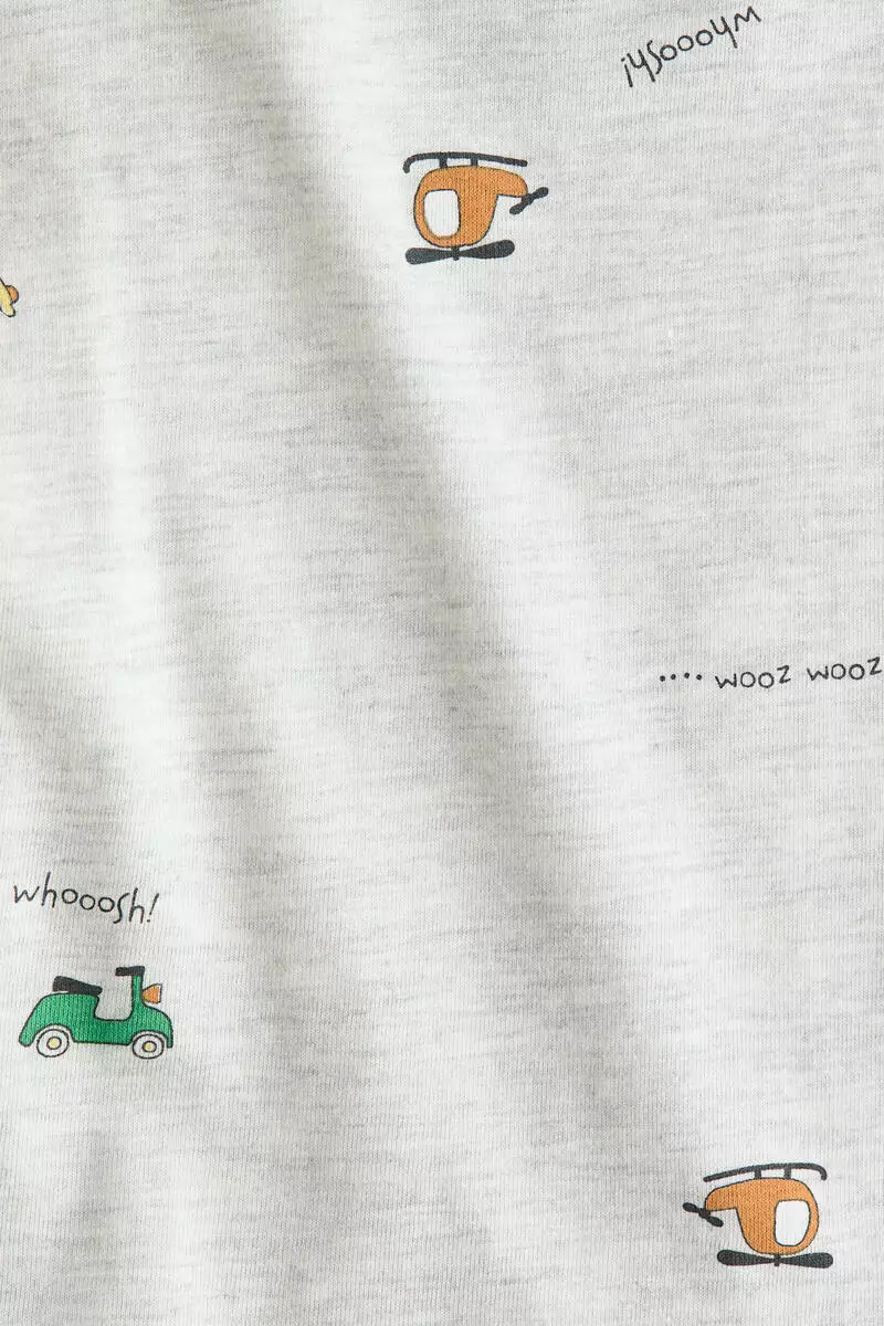 Printed cotton T-shirt