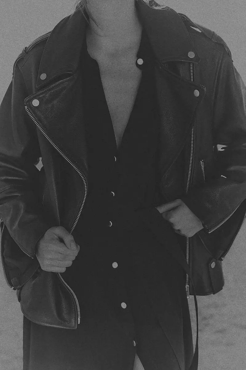 Tie-belt shirt dress