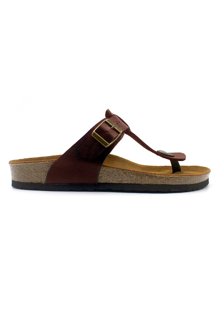 Copenhagen - Red Leather Sandals & Flip Flops
