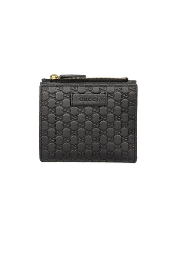 GUCCI Gucci Micro GG Guccissima Leather Small Bifold Wallet Black 510318 |  ZALORA Malaysia