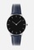 PLAIN SUPPLIES silver Signatur 40 Watch - Silver With 20mm Navy Stitched Leather 4844BAC16B9E7EGS_1