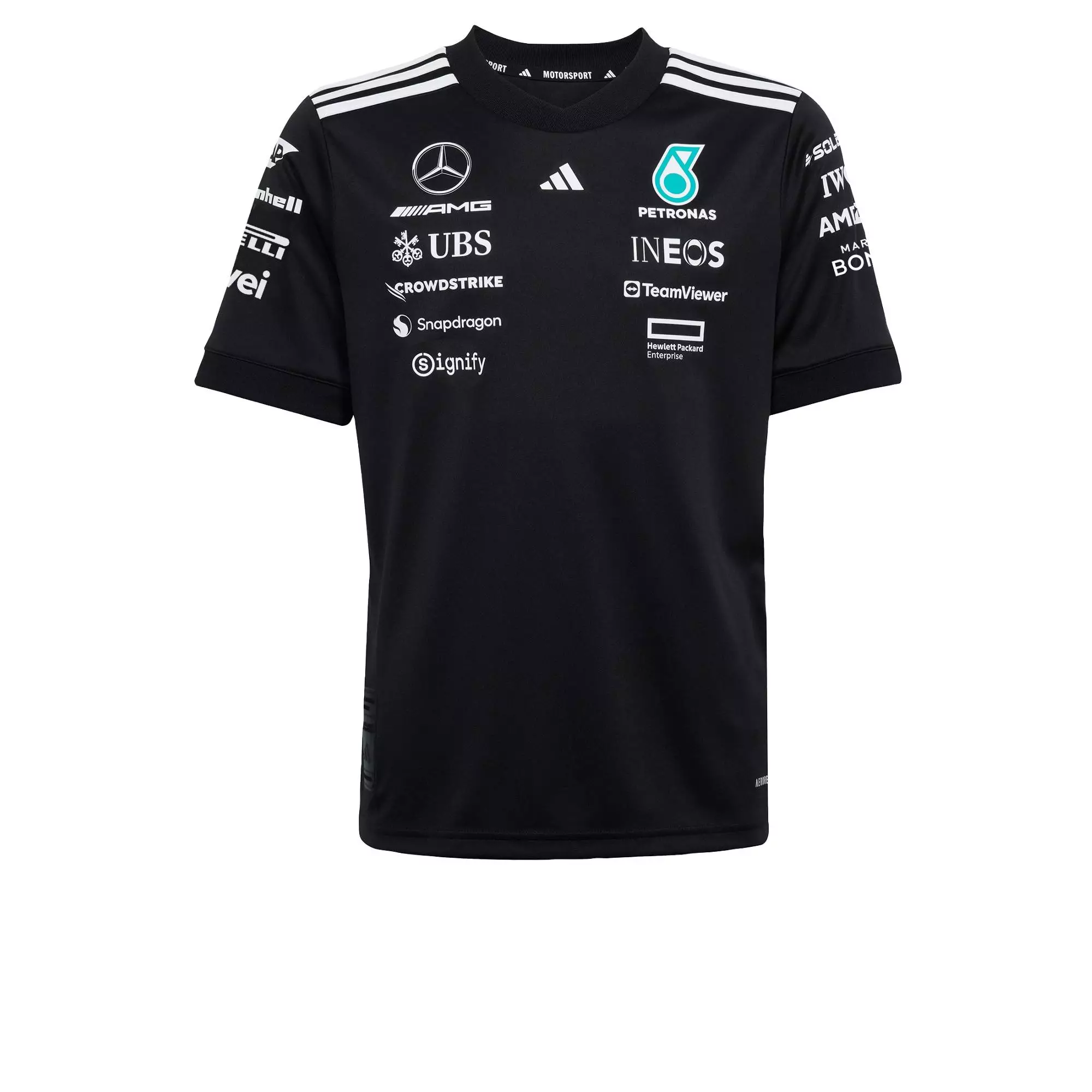 Motorsport MERCEDES - AMG PETRONAS FORMULA ONE TEAM DRIVER JERSEY Unisex Black JW5363
