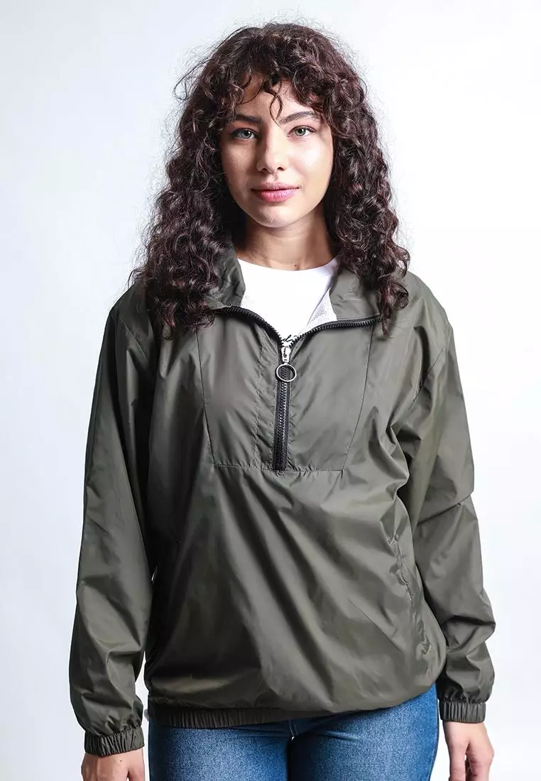 Pullover windbreaker outlet women