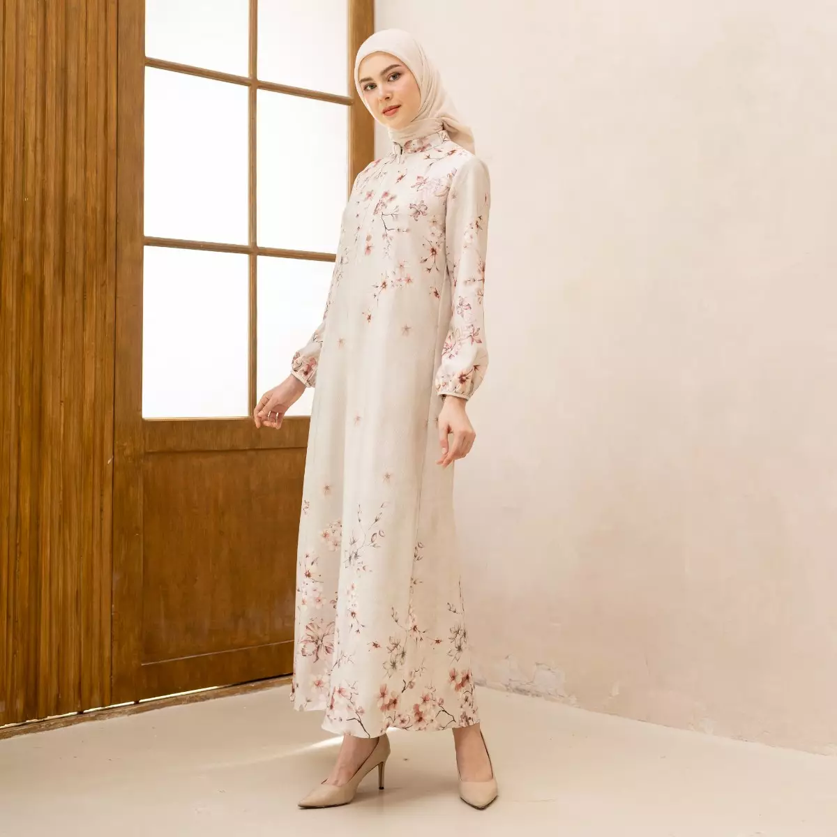 EPC Gamis Camelia - Whisper White - Serenity Bloom Series