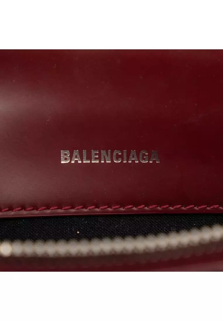Pre-Loved Balenciaga Canvas Logo Crossbody
