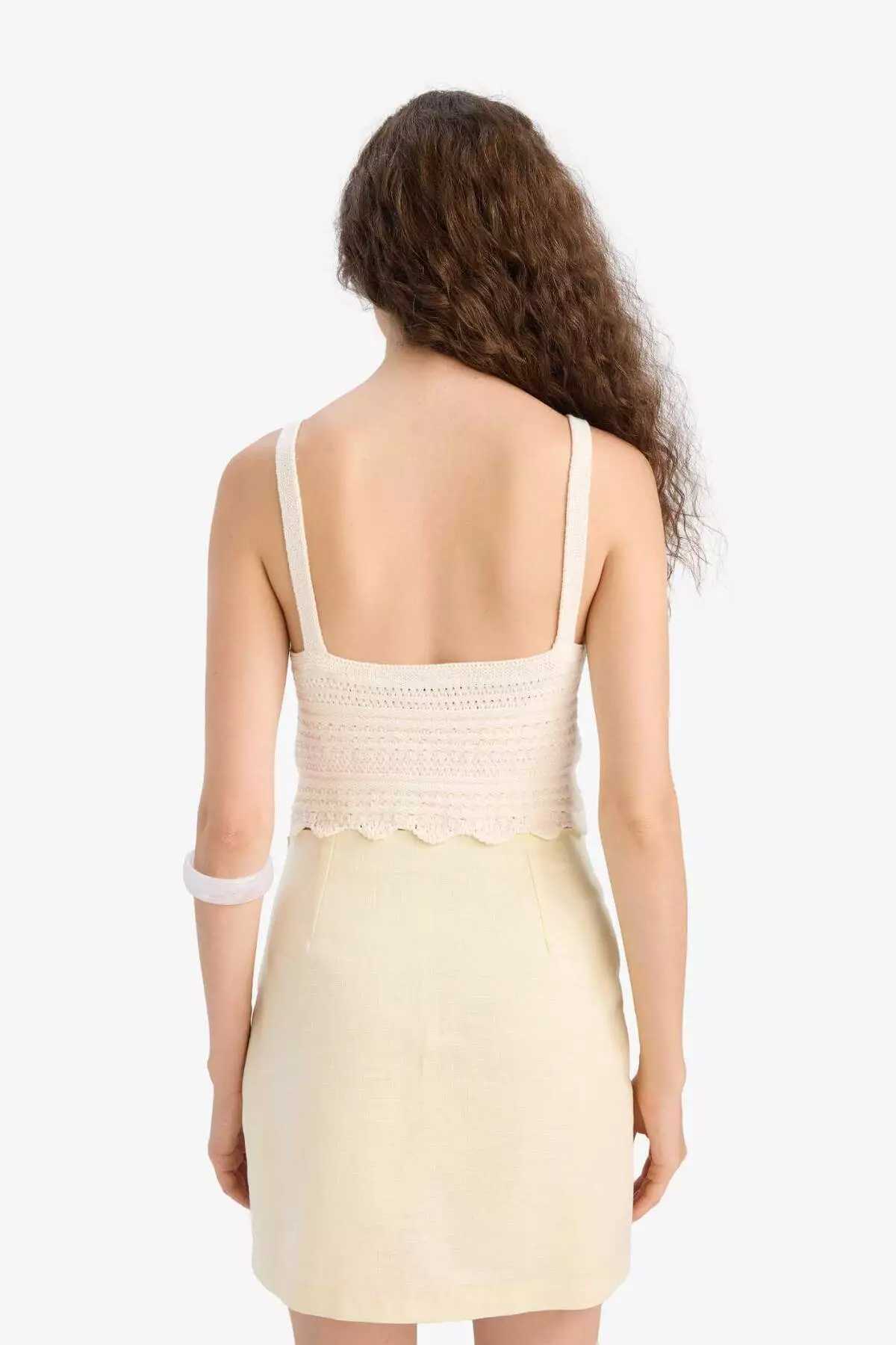 Slim Fit Slim Fit V-Neck Knitted Knitwear Undershirt A8433Ax25Sm