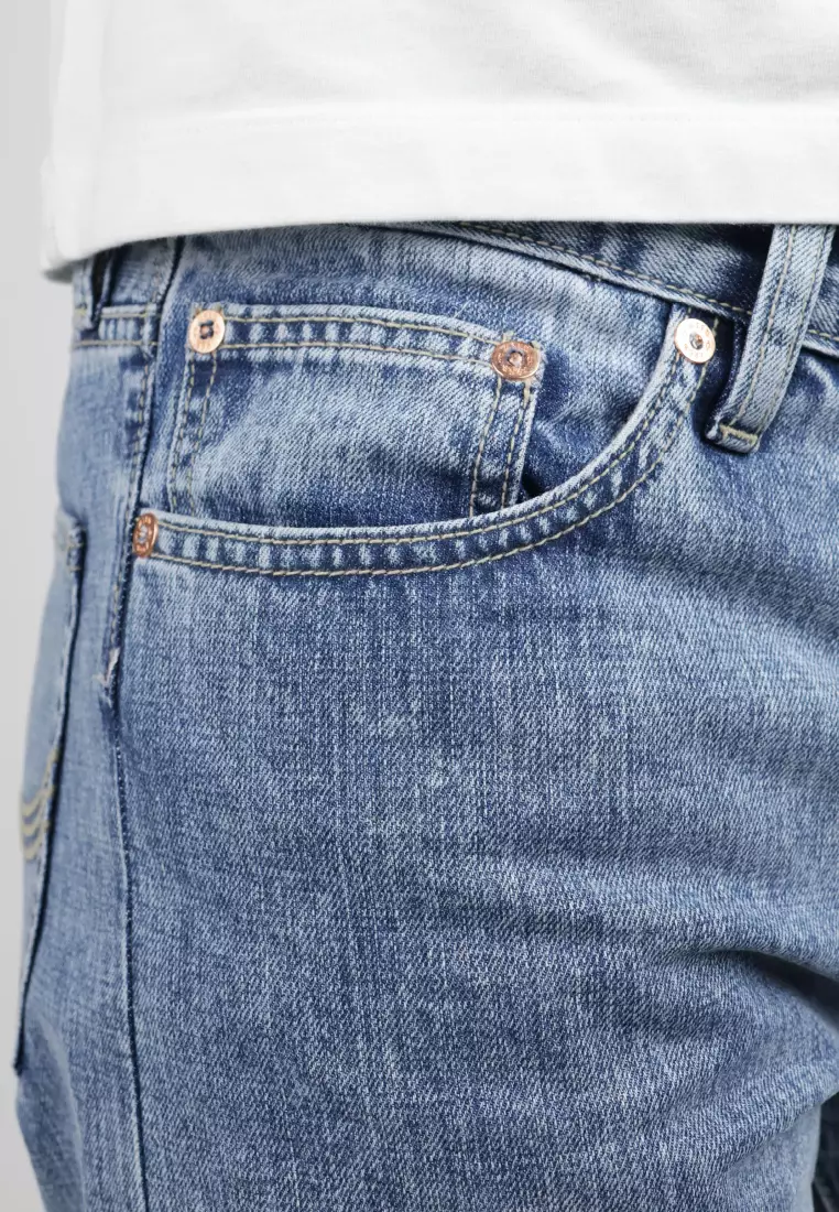 Used 1968 - 515 Celana Panjang Pria Denim Regular Fit Non Stretch Acid Wash