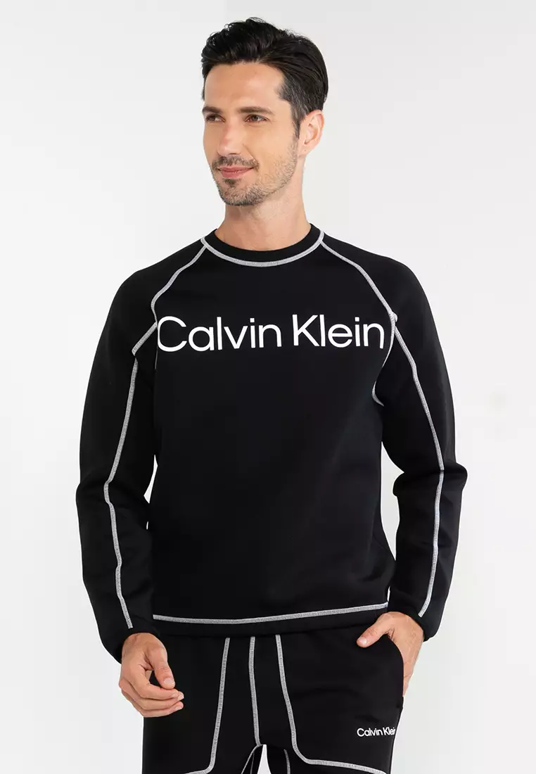 Calvin klein pullover sweatshirt discount