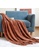 DILAS HOME Zigzag Embossed Knit Throw Blanket (Caramel) 69733HLCEADE1EGS_3