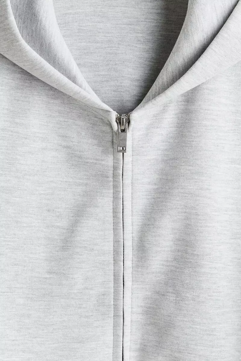 Oversized Fit Interlock Zip-through hoodie