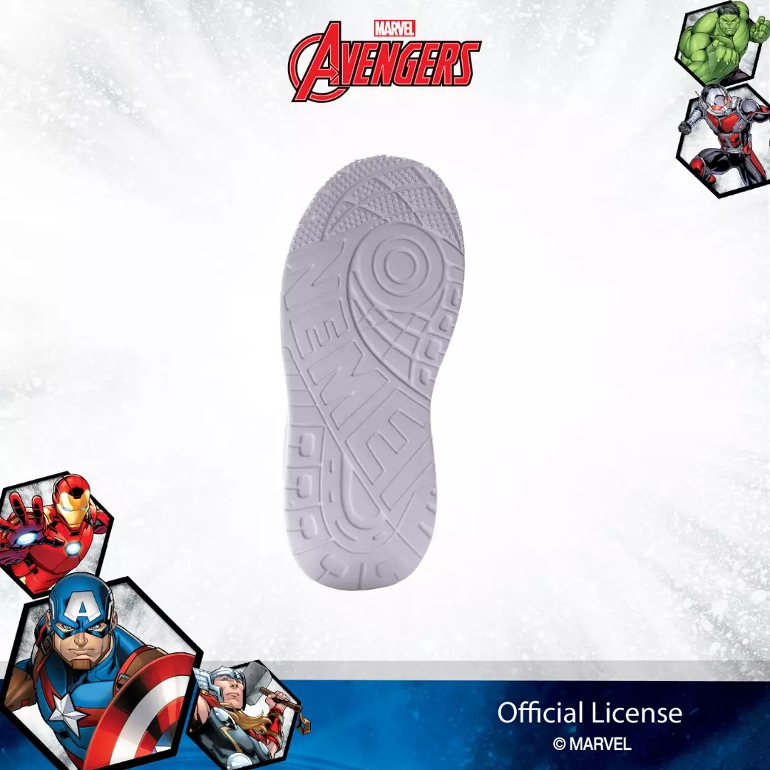 AVENGERS - SEPATU Sneakers ANAK LAKI TANGGUNG CH340407LT - ABU TUA