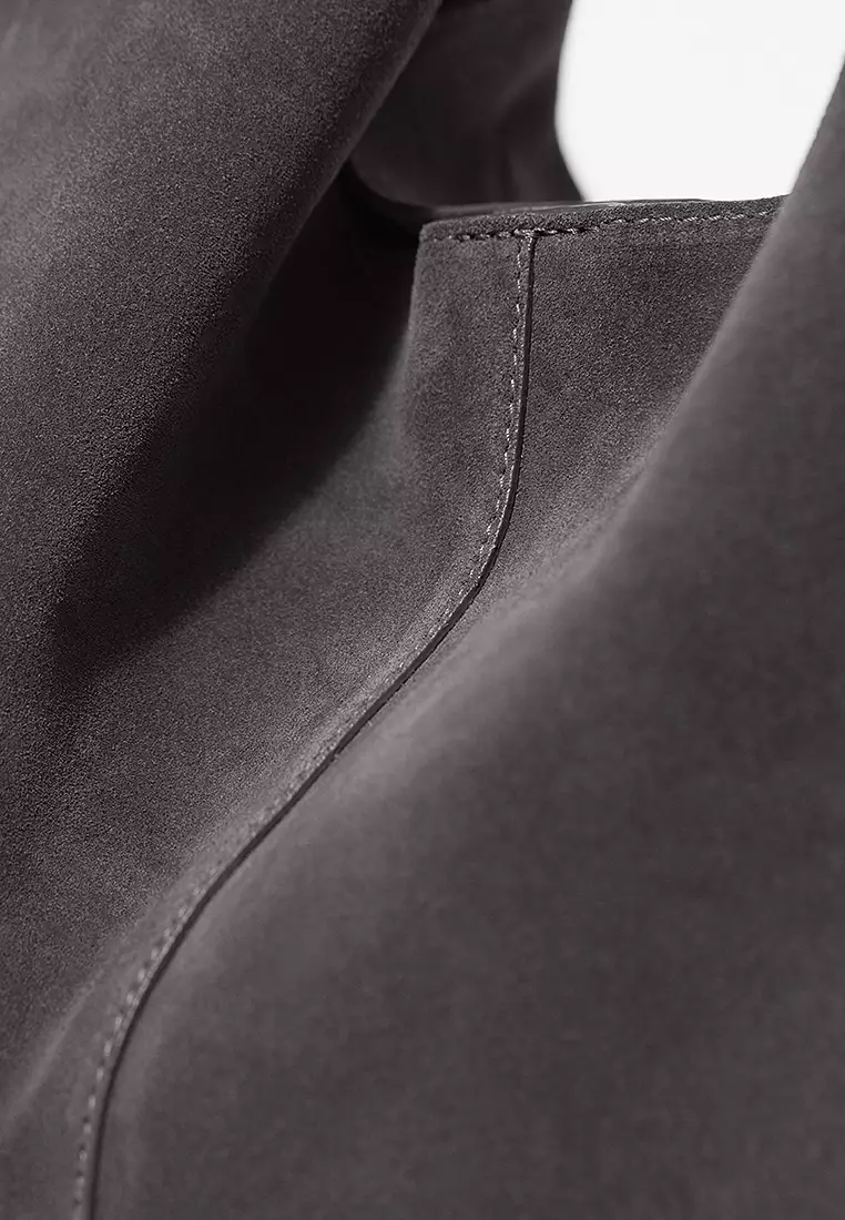 Large Suede Tote Bag